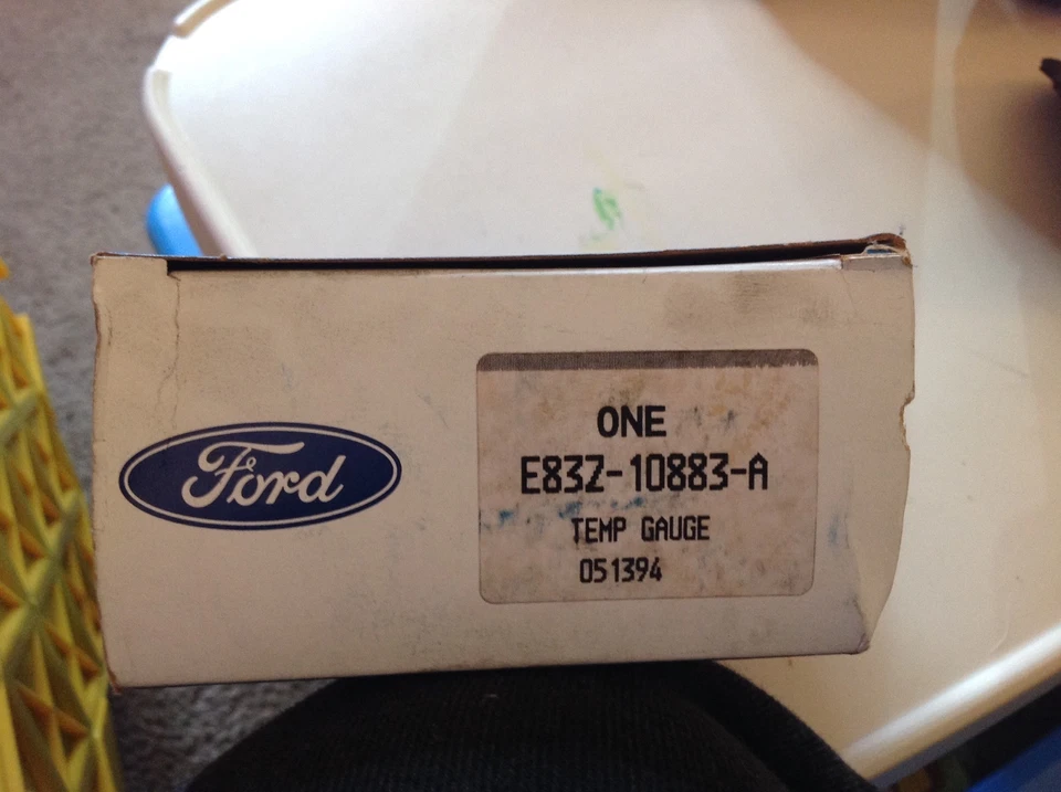 NUEVO FABRICANTE ORIGINAL 1988 1989 FORD TEMPO TOPACIO MEDIDOR DE TEMPERATURA TABLERO SIN TACÓMETRO Foto 3 de 3