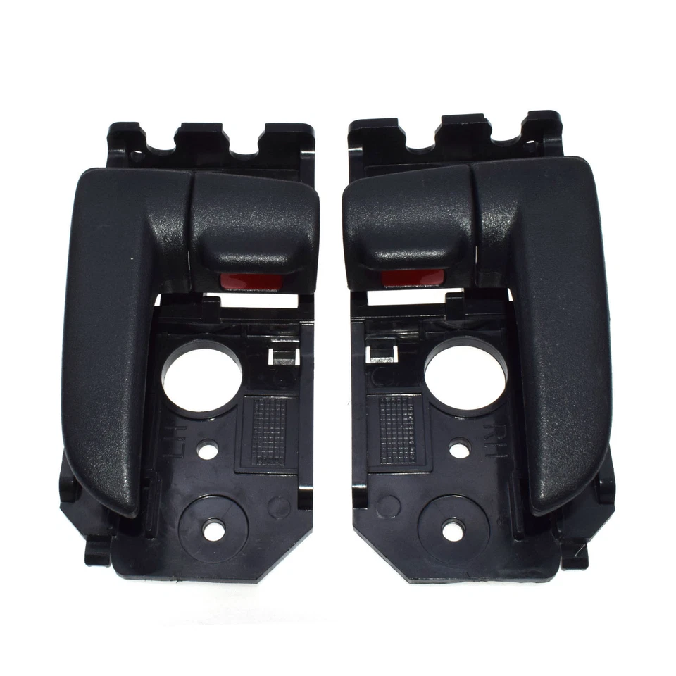 4PCS Front & Rear Left Right Interior Black Door Handle for 05-09 Kia Spectra - Image 2 of 4