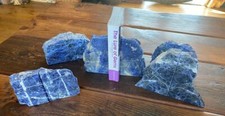 HUGE Heavy Giant High Quality Sodalite Blue Quartz Crystal Quartz Bookends