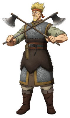 Thorkell Vinland Saga 01 Weatherproof Anime Sticker 6'' Car Decal