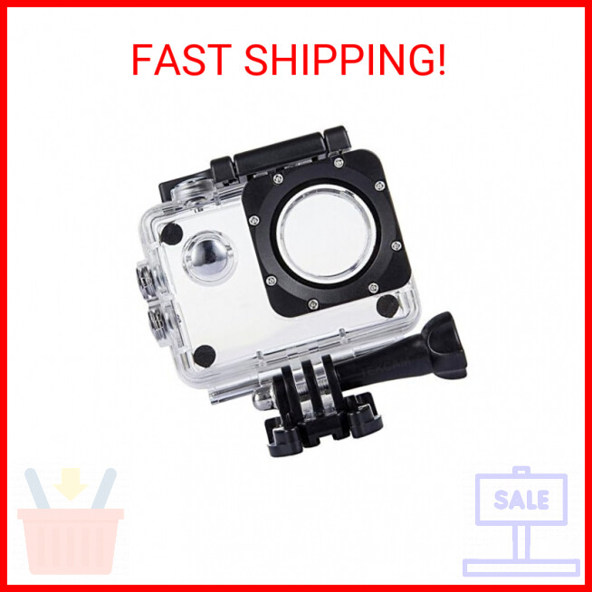Action Camera Waterproof Housing Case Compatible with AKASO EK7000 V50 Elite/SJC-image