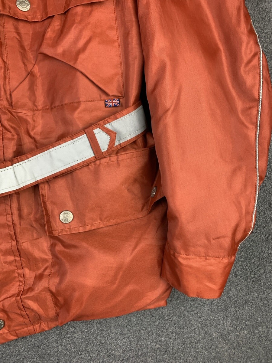 Vintage Belstaff Trialmaster Motorcycle Nylon Jacket Orange Vintage Belstaff Trialmaster Motorcycle Nylon Jacket Orange
