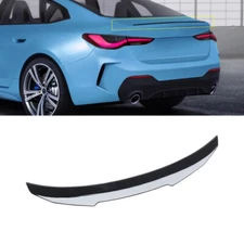 FOR BMW G22 4 SERIES 430i M440i G82 M4 21-25 GLOSS BLACK PSM STYLE TRUNK SPOILER