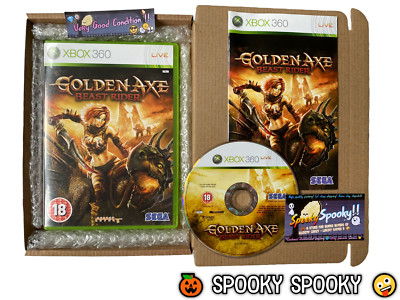 Golden Axe Beast Rider XBOX 360 - UK PAL sehr guter Zustand CIB - hochwertige Verpackung - Tracked