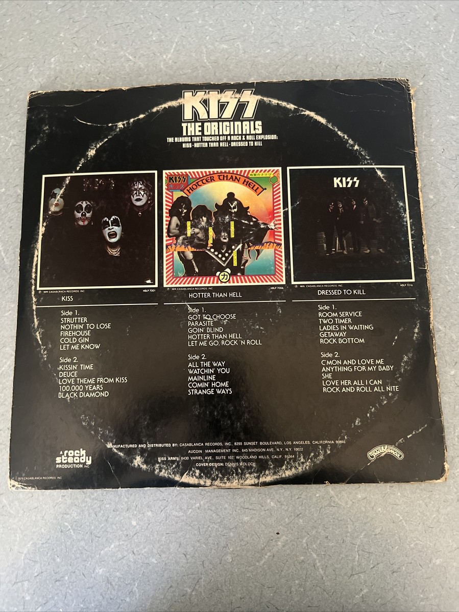 3×LPレコード Kiss / The Originals KISS~THE ORIGINALS 3 LP | eBay