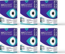 Macu-SAVE Food Supplement for Macular Health | 6 x Pack of 30 Capsules