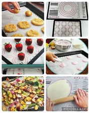 MIU Professional Grade Quality Silicone Pastry Baking Macarons Mat You Pick Size