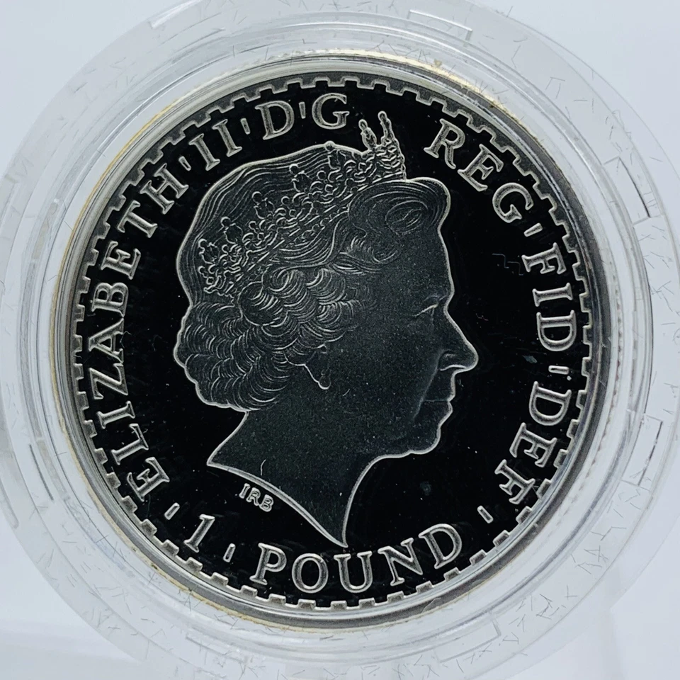 2007 Royal Mint Britannia 1/2oz Silver Satin Matte Proof £1 Coin - 1997 Design - Image 3 of 4