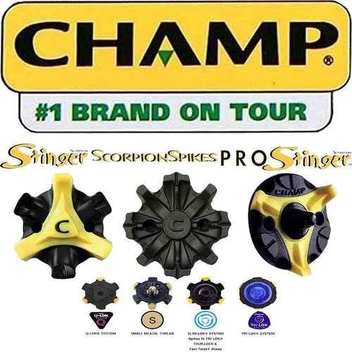 CHAMP STINGER GOLF SHOES SPIKES CLEATS LOOSE (VARIOUS OPTIONS)