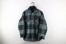 Vintage 60s Rockabilly Mens Small Faded Wool CPO Naval Shirt Jacket Jac Shirt