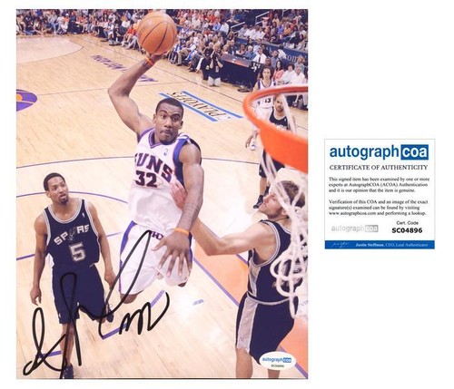 Amare Stoudemire AUTOGRAPH Signed Phoenix Suns Autographed 8x10 Photo ACOA