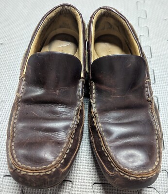 Sperry Top-Sider Hampden Penny Loafer Brown Leather Slip On Dress Shoes Sz 9.5 M Sperry Top-sider Loafers Men 9.5 M Hampden Venetian Shoes  main image 2