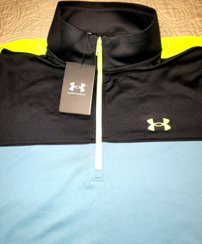 NEW UNDER ARMOUR, MEN'S LARGE, STORM GOLF MID-LAYER 1/2-ZIP JACKET, MSRP $75.00! - Picture 1 of 23