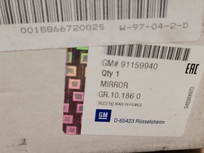 Vauxhall (Genuine OE) 91159940 for sale online | eBay 