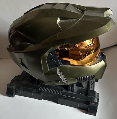 HALO LEGENDARY EDITION MASTER CHIEF HELMET WITH STAND AND HALO ESSENTIALS  - Main Image