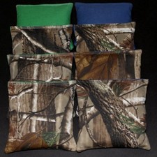 CORNHOLE BEAN BAGS REALTREE Camo Camoflauge 8 ACA Real Tree Hunting Fishing Bags