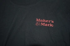 L Black Long Sleeve Maker's Mark Shirt Threadfast Cotton Made In China