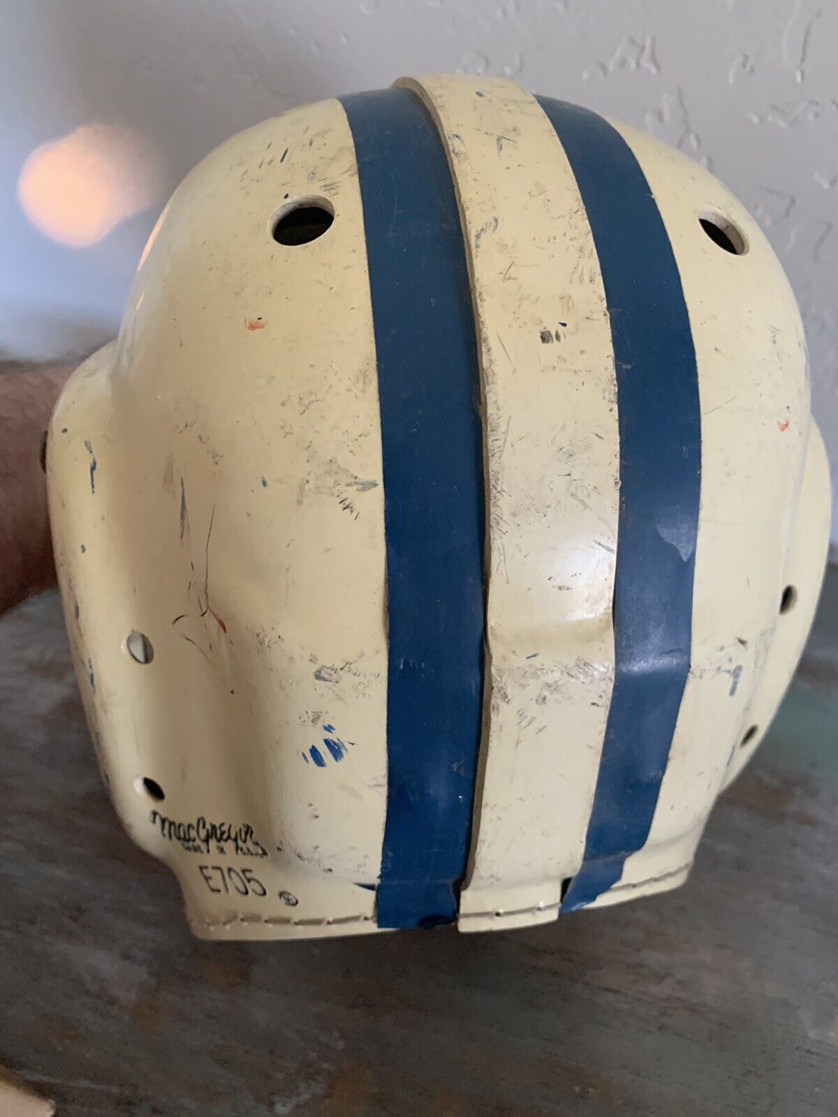Vintage Antique MacGregor E705 Football Helmet | eBay