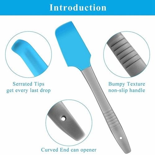 6pcs Silicone Cream Butter Cake Spatula Mixing Batter Scraper Butter Mixer Tool - Picture 8 of 11