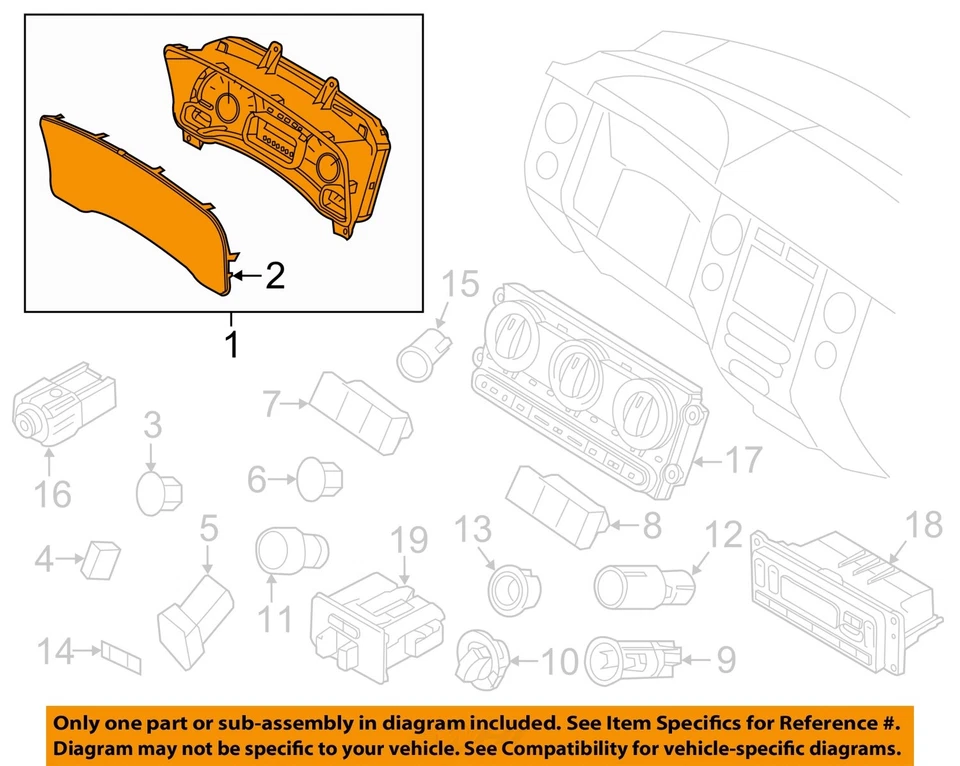 Used Speedometer Gauge fits: 2012 Ford Expedition cluster column shift MPH w/mes Foto 3 de 4