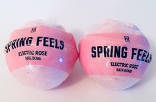 2 VICTORIA'S SECRET PINK SPRING FEELS FRAGRANCE SCENTED FIZZY BATH BOMB 4.5 OZ