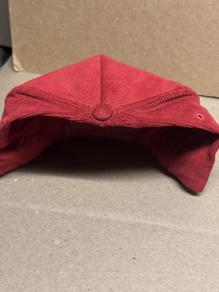 Vtg Winston Cup Racing Cap Eagle Logo Corduroy Hat Nascar Cigarettes Trucker New - Image 4 of 4