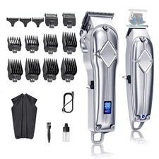PROFESSIONAL Electric Hair Clippers Trimmer Set Cutting Machine for Men Barbers