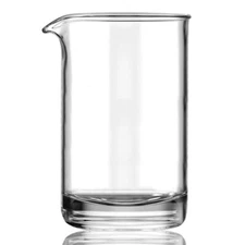 Handblown Crystal Cocktail Mixing Glass with Pour Spout | 18oz & 24oz | Custo...