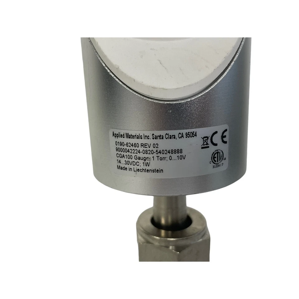 AMAT APPLIED MATERIALS 0190-62460 BARATRON CGA 100 GAUGE 1 TORR - Image 2 of 4