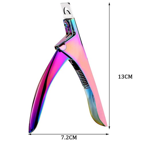 Professional Acrylic Nail Clippers Fake Nail Clippers for Home Salon Manicure - Picture 6 of 7