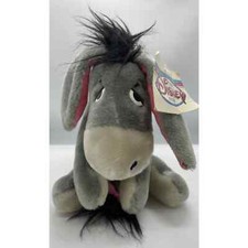 Disneyland Vintage Winnie the Pooh Eeyore Plush Tot Doll 8  Disney World NWT