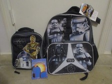 Star Wars 16x15  Bookbag/ Backpack with lunch box set, Back to school special