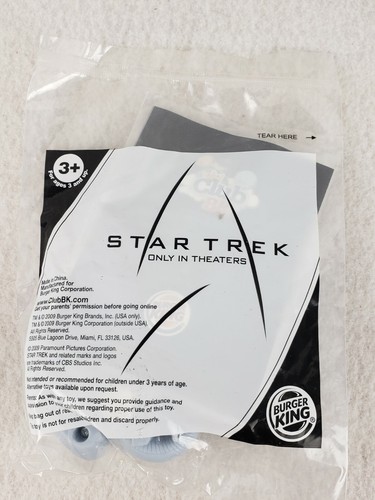 Star Trek Spock Ship Jellyfish Burger King 2009 Kids Meal Toy Sounds NOS 2.75” - Picture 3 of 4