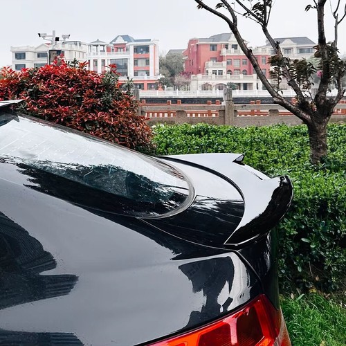 Spoiler stivale BMW X6 E71 X6M nero lucido posteriore stile M4 labbro ala centrale corpo kit 8-15 - Foto 5 di 7