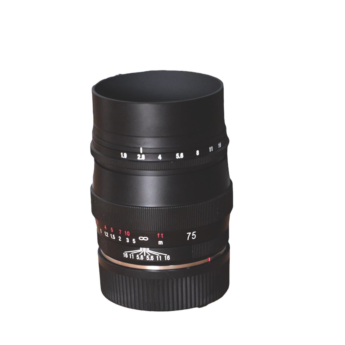 New VOIGTLANDER Ultron 75mm F1.9 MC Matte-Black Lens VM Mount