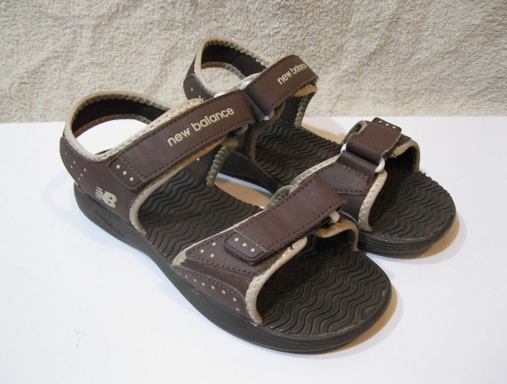 Sandali marroni New Balance doppia cinturino taglia giovani 4Y
