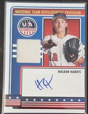 Holden Harris  2023 Panini USA Stars & Stripes Jersey Patch Autograph #NTDP-HH