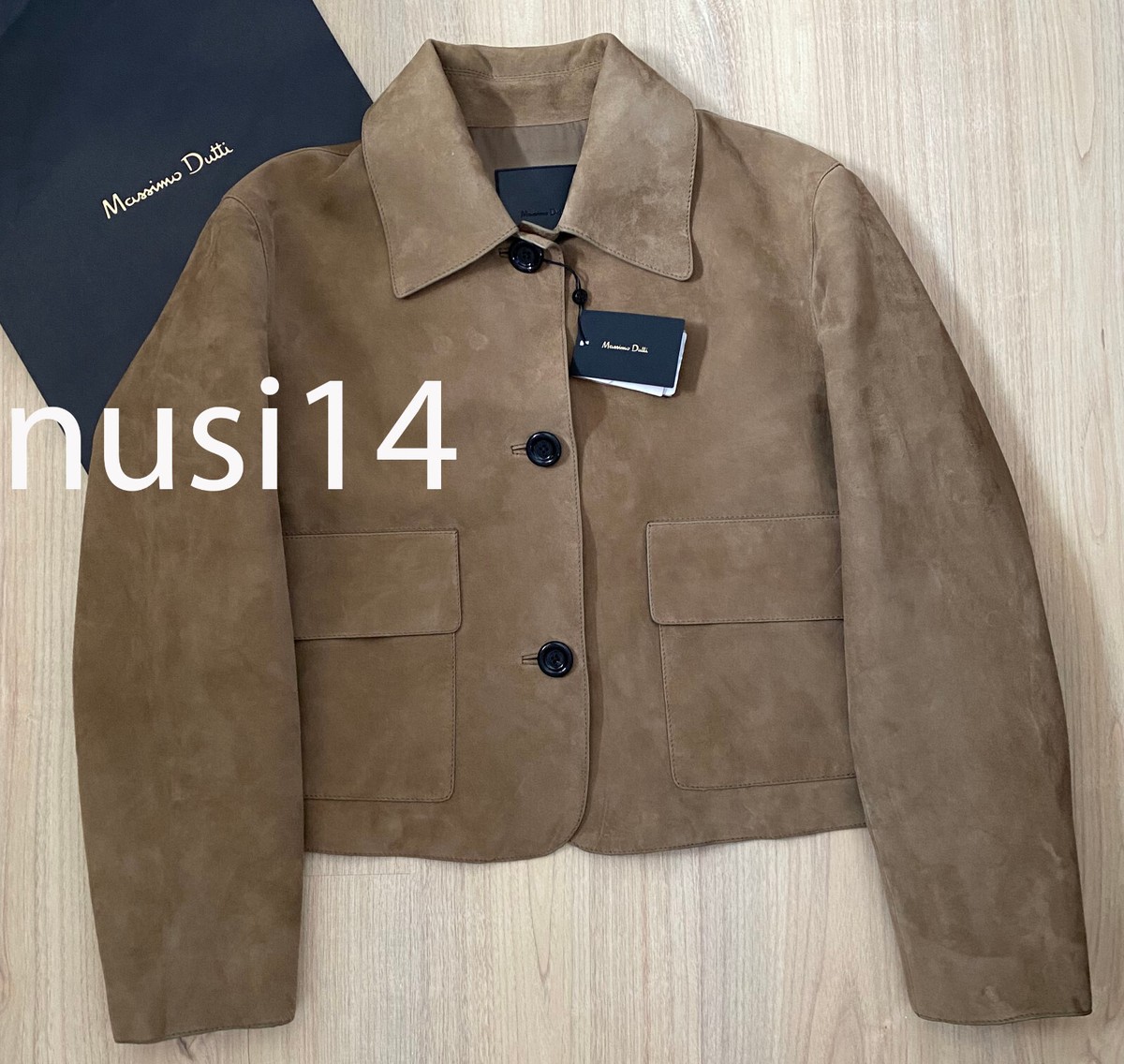 MASSIMO DUTTI WOMAN NWT FW24 Split suede leather jacket MASSIMO DUTTI WOMAN NWT FW24 Split suede leather jacket