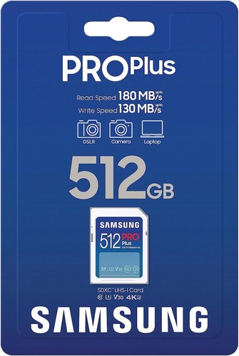 Samsung SDXC Pro Plus Flash Memory Card 128GB 256GB 512GB - Picture 10 of 10