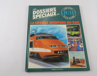 Das große Abenteuer der Eisenbahn Sonderordner groß QUID illustriert Robert Laffont
