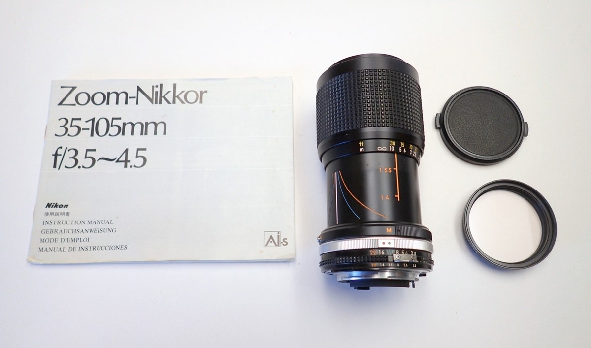 Nikon FE2 Argenté Avec Zoom 35-105 Mm – Boîtier 35 Mm état Mint