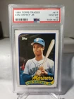PSA 10 GEM MINT 1989 TOPPS TRADED ROOKIE KEN GRIFFEY JR NO. 41T *MARINERS*