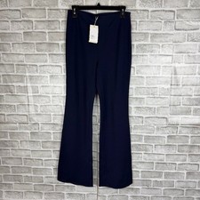 Halara Dark Navy Blue High Waisted Flare Leggings Womens MEDIUM x 32 Inseam NWT