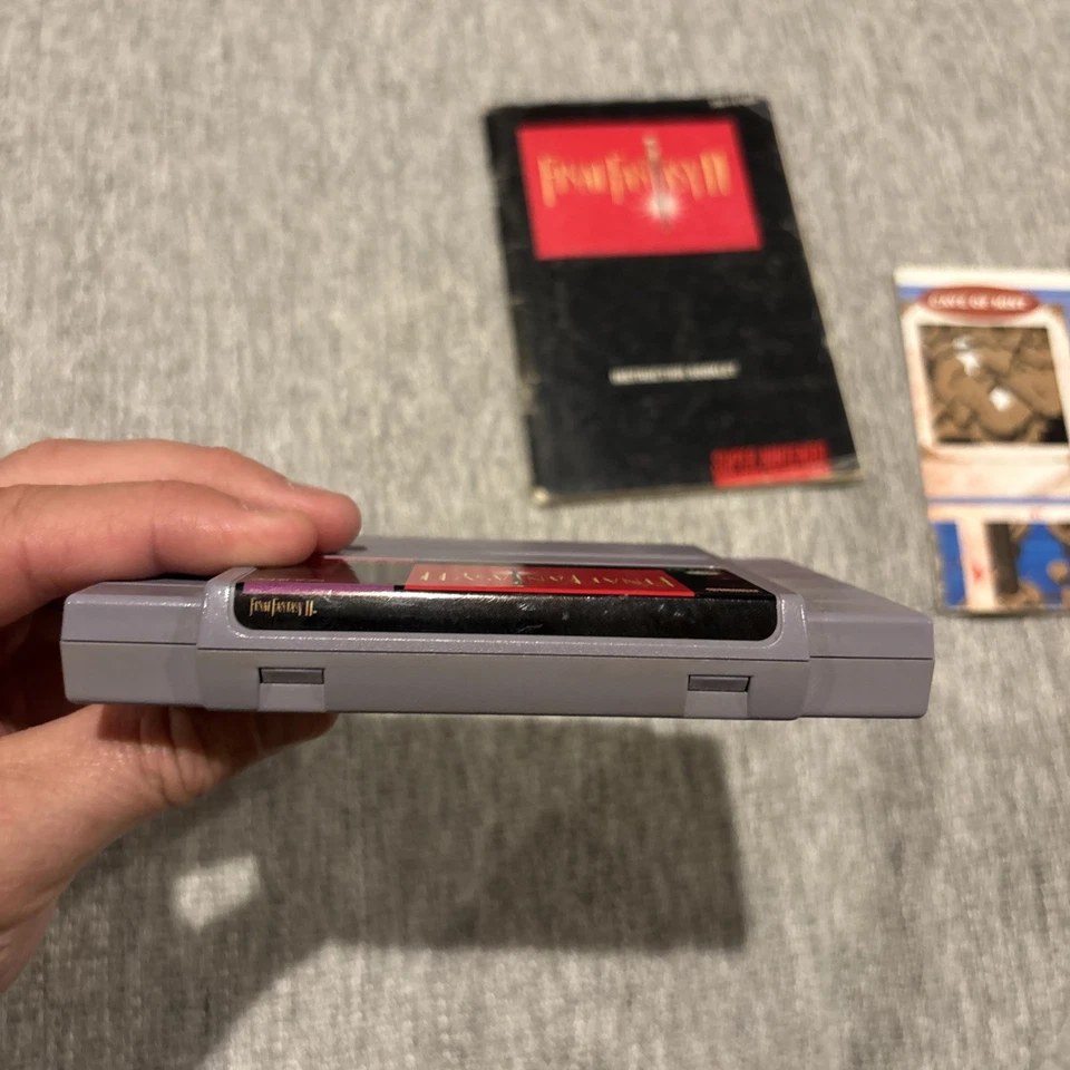 FINAL FANTASY II (SNES) Game - Includes game,manual, poster - TESTED! - Image 4 of 4