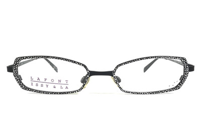 Lafont Issy & La Petite Eyeglasses Frames CENTURI 100 Black White 47-17-135