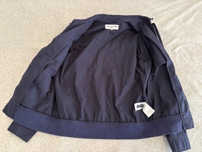 Orlebar Brown James Bond 007 Full Zip Jacket Navy Blue Size Small