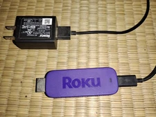 Roku Streaming Stick 3500x with micro USB cable / CORD & power block NO REMOTE