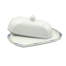 Christopher Stuart Fine China Butter Dish With Lid Southwest Y0002 Pattern