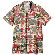 Cincinnati Reds Palm Trees Pennants And Baseball Glory Hawaiian Shirt