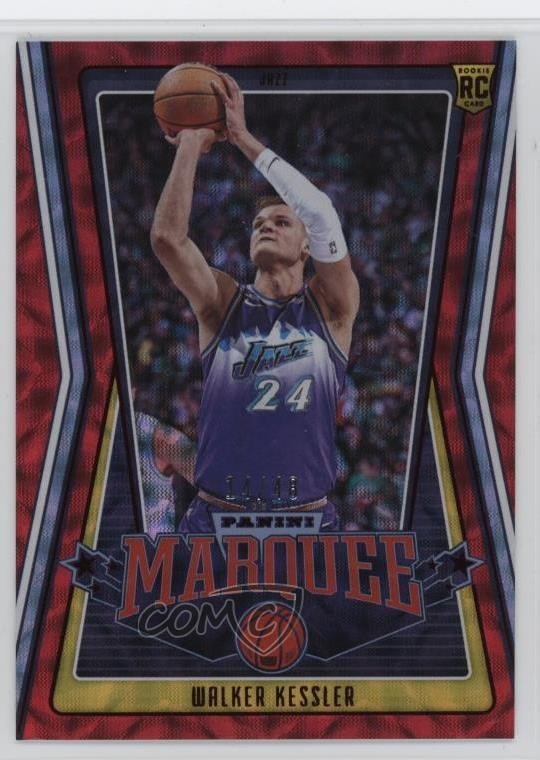2022-23 Panini Chronicles Marquee Asia Red /48 Walker Kessler #241 Rookie RC 4l3
